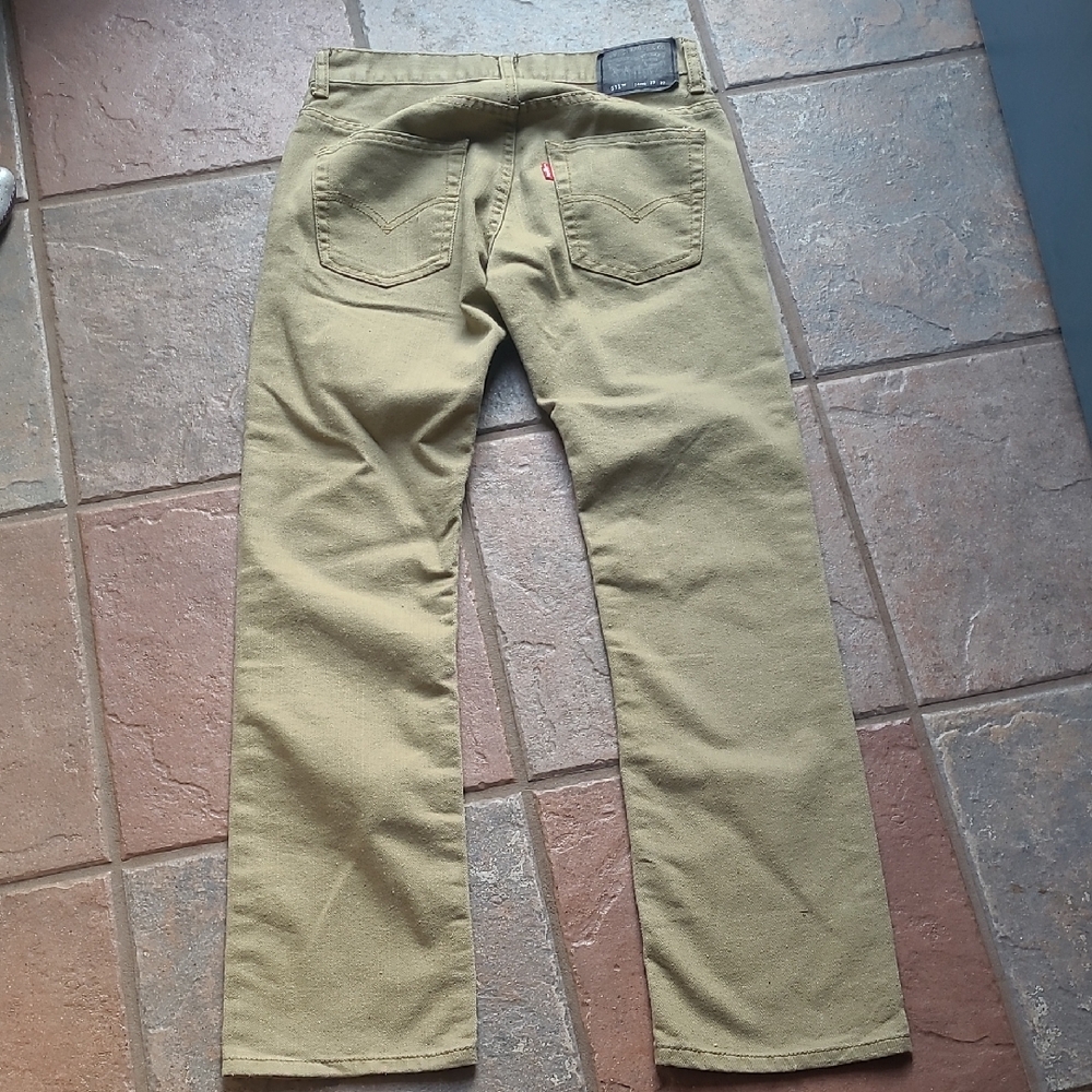 Levi's 511 Slim Boys 14 regular Olive Green Jeans